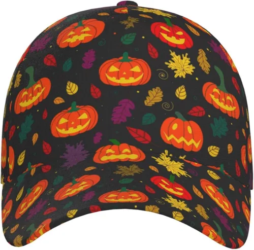 Vista 7 de Gorra de béisbol de Halloween, gorra de sol de camionero, ajustable, gorra de béisbol para mujeres y hombres