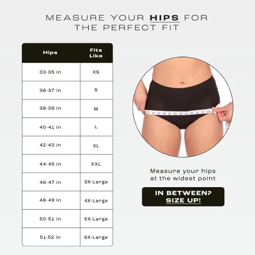 Vista 6 de Bambody Absorbent Panties, Period Underwear for Women and Teens - Leakproof, Soft, Comfortable, Breathable