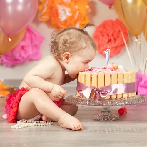 Vista 6 de GET FRESH Vela de cumpleaños número 0 – Vela dorada del número cero en barra – Elegantes velas de números dorados para cumpleaños, aniversario