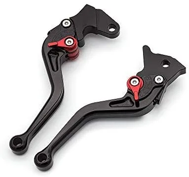 Vista 4 de FXCNC Palancas de freno de embrague ajustables CNC Billet compatibles con Warrior Raptor 350 YFM350 2002-2004, Raptor YFM660 01-05, TTR125L/LE/LW
