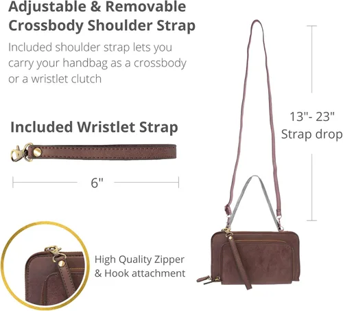 Vista 3 de Joy Susan Mini muñeca convertible cepillada con cremallera para mujer