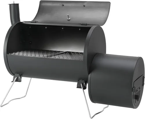 Vista 4 de ONLYFIRE GRILLS Parrilla de carbón y ahumador offset, parrilla de barbacoa