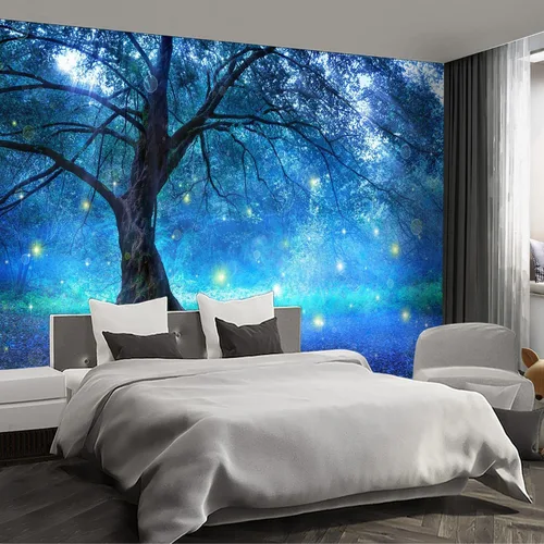 Vista 80 de Papel tapiz espacial 3D para dormitorio, murales de pared extra grandes para sala de estar, 151 x 105 pulgadas (no se puede despegar ni pegar)