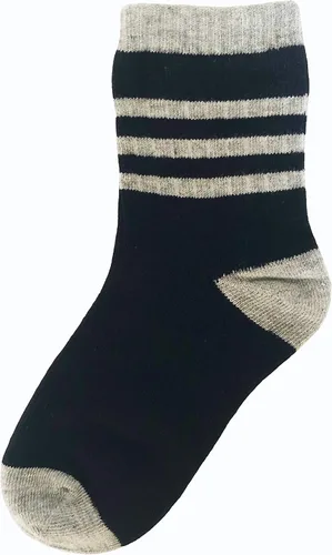 Vista 3 de Eilin Calcetines altos de algodón de moda para niños y niños, 5 pares