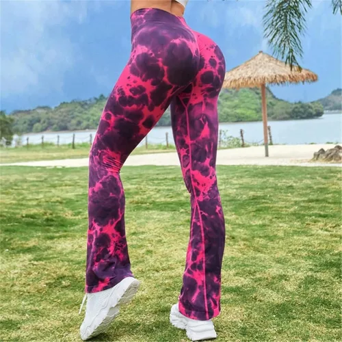 Vista 5 de TRENIS Leggings sin costuras de cintura alta para mujer, pantalones de fitness de punto, push up, yoga, deportes, entrenamiento, trasero