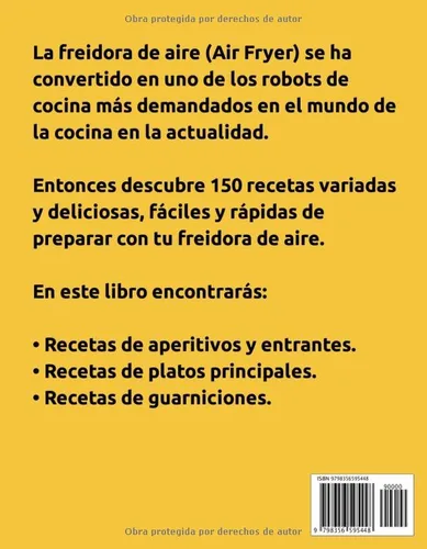 Vista 2 de Libro de Freidora de aire 150 Recetas rápidas y fáciles (Spanish Edition)