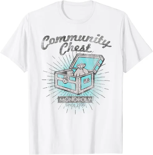Vista 13 de Monopoly Camiseta Community Chest, gris, S Gris Oscuro
