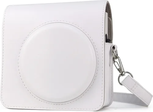 Vista 11 de Rieibi Funda cuadrada SQ1, funda protectora para cámara instantánea Fujifilm Instax Square SQ1, cubierta compacta de piel sintética con correa