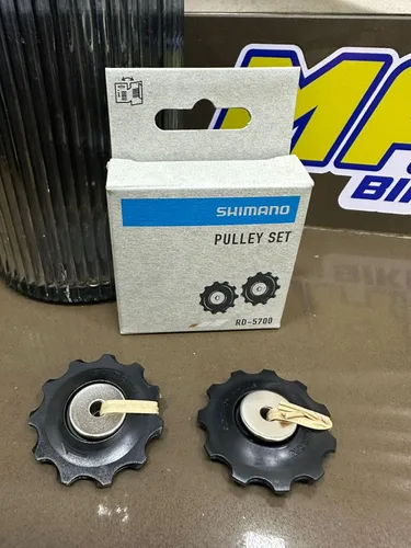 Vista 4 de Shimano Polea de tensión y polea guía para RD-5700 Polea de cambio trasero Polea de engranaje, polea de cambio trasero