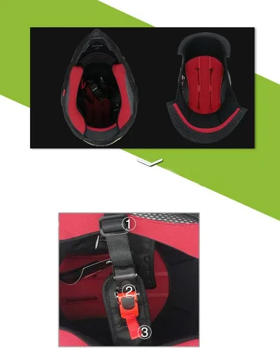 Vista 2 de Casco dual deportivo para motocicleta todoterreno y cuatrimoto - Certificado por el departamento de transporte de EE. UU. (DOT)