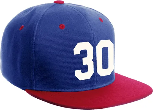 Vista 27 de Número de equipo modificado para requisitos particulares del jugador del color del sombrero del Snapback de la visera plana clásica de la visera