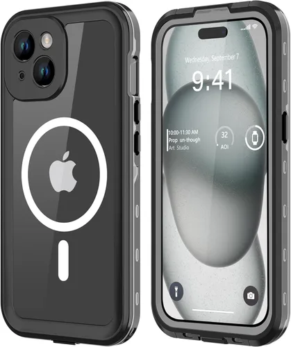 Vista 11 de Funda magnética para iPhone 14 impermeable, [lente y protector de pantalla integrados] [a prueba de golpes] [a prueba de caídas] [a prueba de polvo]