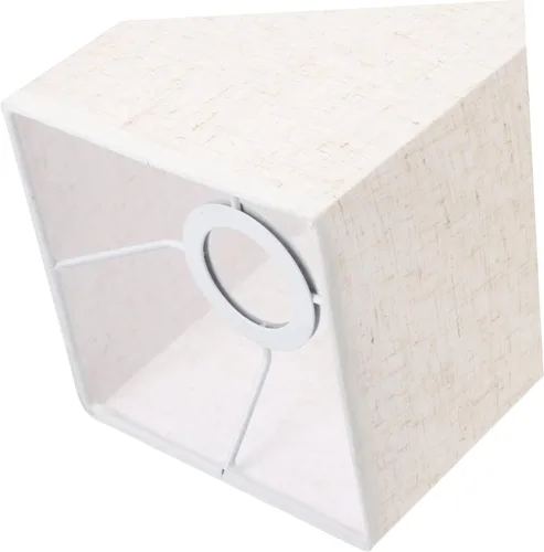 Vista 6 de VILLCASE Pantalla pequeña de lino moderna para piso, pantalla rectangular beige