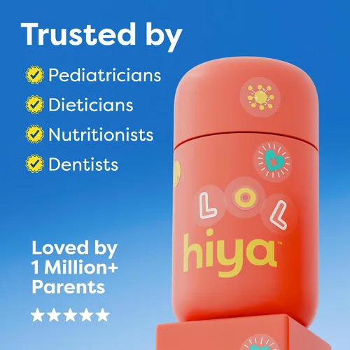 Vista 5 de Hiya - Suplementos de hierro para niños, masticables, vitamina C, sin OMG, 30