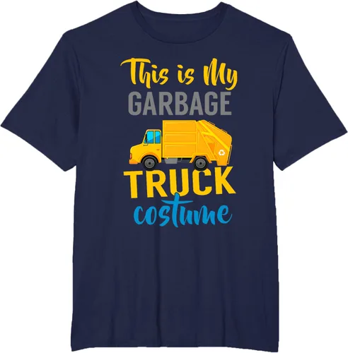 Vista 19 de Pijamas de camión de basura para niños Pjs niños ropa de dormir camisa