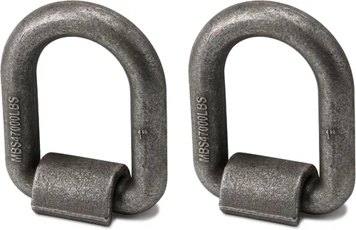 Vista 9 de Anclaje de anillo en D soldado de 1/2 pulgada, 12000 libras, forjado para camión remolque, paquete de 12