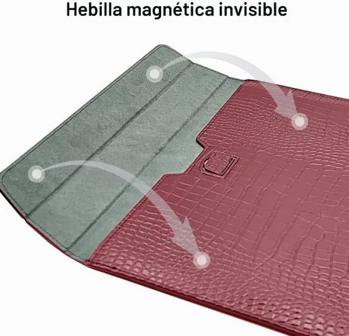 Vista 5 de Neo A3404 - Funda para portátil de 13 a 13.6 pulgadas con soporte Rojo