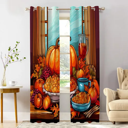 Vista 12 de Shrahala Cortinas de nivel de chakras con mandala beige para ventanas de cocina, paneles de cortina de ventana de mandala multicapa de poliéster
