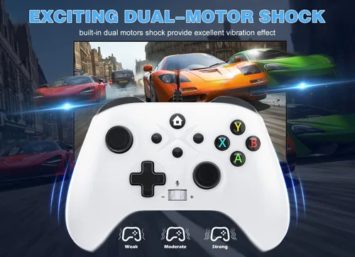 Vista 6 de Gamrombo 2 Pack Wired Controller Compatible with Xbox One SX, Xbox Series XS Windows 1011 PC Gaming Controller with Audio Jack & Volume