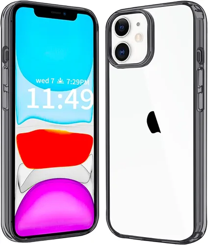 Vista 11 de JJGoo Compatible con iPhone 11 Funda transparente, transparente a prueba de golpes, delgada, antiarañazos, carcasa protectora de policarbonato duro