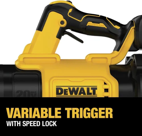 Vista 7 de DEWALT Soplador de hojas MAX* XR de 20 V, 125 MPH, 450 CFM (DCBL722P1)