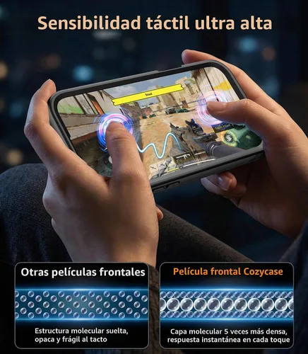 Vista 12 de Cozycase Compatible con funda impermeable para iPhone 11, protector de pantalla incorporado, cubierta de parachoques resistente de cuerpo completo