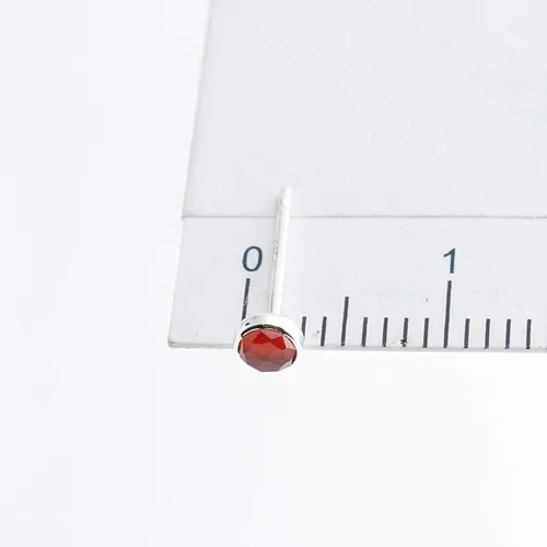 Vista 113 de Aretes pequeños de plata de ley para cartílago, tragus, hélix, múltiples piercings hipoalergénicos, piedra natal para mujer, juego de bisel