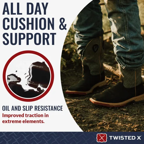 Vista 4 de Twisted X Men's Cellstretch Western Boot Broad Square Toe - Mxb0002