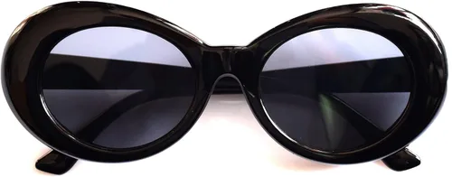 Vista 5 de Gafas de sol retro retro retro retro del marco grueso de la MOD de la lente redonda Clout Gafas de sol