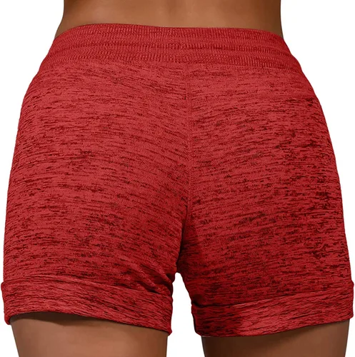 Vista 5 de Pantalones cortos de vendaje para mujer, pantalones cortos estampados con bolsillos, pantalones sueltos casuales para mujer, tops de manga corta