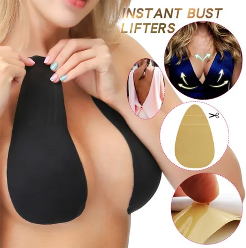 Vista 8 de Silicone Push Up Invisible Bra Adhesive Nipple Cover Pasties Boob Breast Lift Tape Cache Teton for Bikini Instant Bust