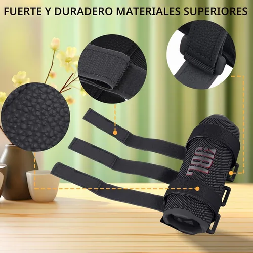 Vista 8 de co2CREA Soporte para altavoz portátil para la mayoría de los altavoces inalámbricos Bluetooth, correa ajustable para altavoces al aire libre