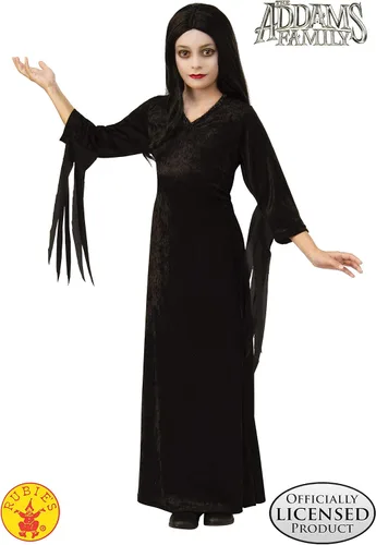 Vista 4 de Rubies Disfraz de Morticia de la película animada de Addams, para niñas