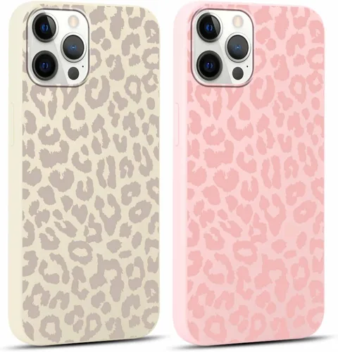 Vista 50 de Paquete de 2 fundas de teléfono con bonito estampado de guepardo para iPhone 7/8/SE 2020 / SE 2022 de 4.7 pulgadas, diseño de leopardo de lujo