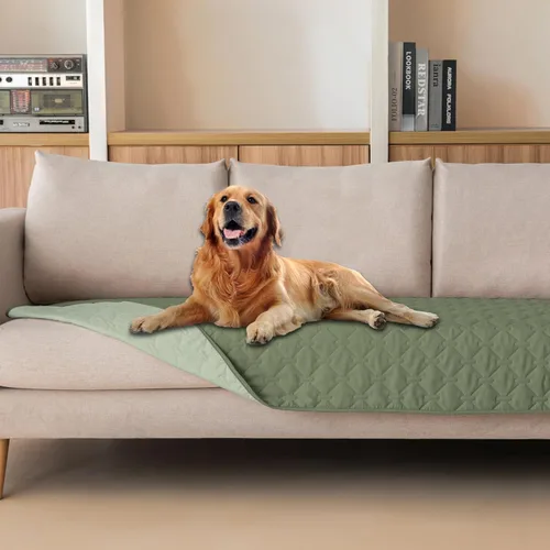 Vista 61 de gogobunny Manta para mascotas 3 veces más resistente, impermeable y a prueba de arañazos; protector de muebles reversible para perros y gatos, funda