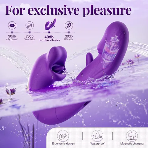 Vista 5 de Juguetes para adultos 2025 para mujeres hoy en día silenciosa de silicona potente 10 modos de juguete de placer, impermeable, silencioso, portátil