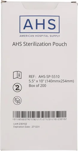 Vista 4 de AHS American Hospital Supply - Bolsas de esterilización médica, bolsas esterilizadoras con indicadores de color autosellados, bolsas de autoclave