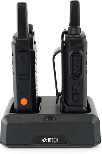 Vista 8 de BTECH FRS-B1 Paquete de 2 FRS Business, Walkie Talkies para adultos, NOAA, radio bidireccional de alto rendimiento. Kit completo con kit