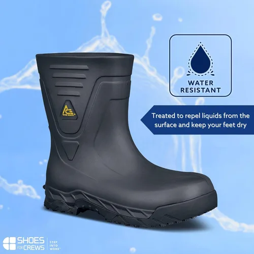 Vista 3 de ACE Unisex Slip-Resistant Work Boots with Composite Toe - Water-Resistant, Non-Slip Safety Boots for Men & Women in Construction, Manufacturing