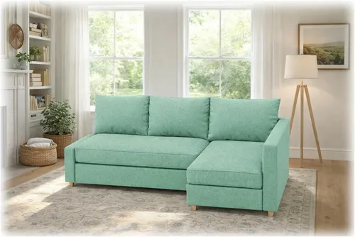 Vista 3 de Friheten - Funda de repuesto de poliéster de larga duración, compatible con sofá cama Friheten de IKEA o funda seccional de esquina. Solo funda