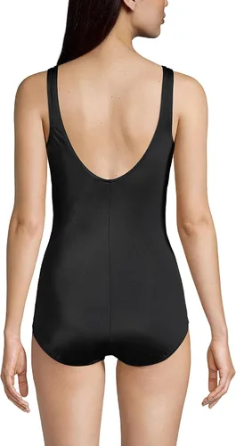 Vista 2 de Lands' End Traje de baño deportivo de una pieza resistente al cloro para mujer