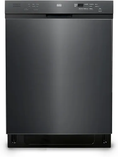 Vista 4 de BLACK+DECKER Lavavajillas empotrado de 24 pulgadas, capacidad para 12 cubiertos con tina de acero inoxidable, lavavajillas con 6 programas