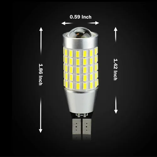 Vista 5 de bombillas LED con conjunto de chips 921 912 90-EX, 360 grados de brillo, extremadamente brillosas para luces de retroceso. Blanco, Xenón