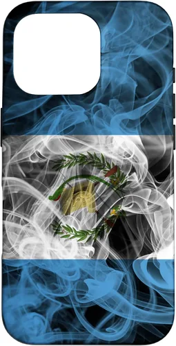 Vista 20 de Funda para iPhone 17 con diseño de bandera de Guatemala con estética ahumada