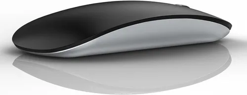 Vista 12 de TENMOS M18 Mouse Bluetooth, mouse inalámbrico recargable USB C, mouse silencioso de triple modo (Bluetooth dual+USB) para computadora, portátil