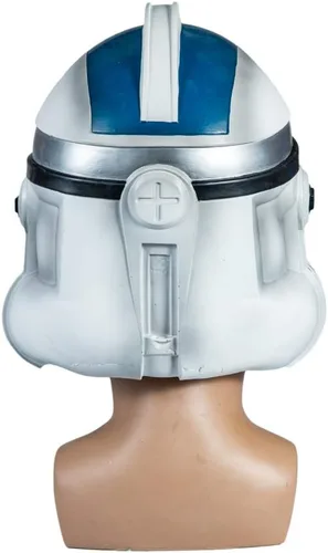 Vista 4 de Máscara de casco de soldado clon fase 2, accesorios de disfraz para Halloween, látex