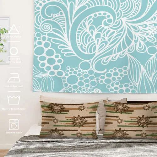 Vista 176 de Batmerry Autumn Pumpkin Templeton Throw Pillow Covers, Green Leaves Paths Forests Decorative Pillow Covers Digital Printing Blended for Couch Sofa