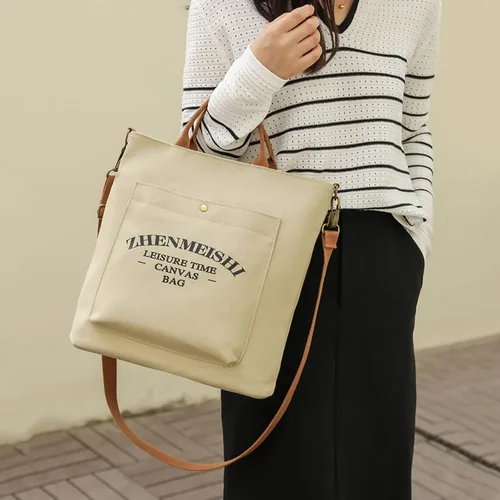 Vista 4 de Bolso de mano para mujer bolso cruzado de lona bolso de hombro bolso pequeño bolso de mano 2022