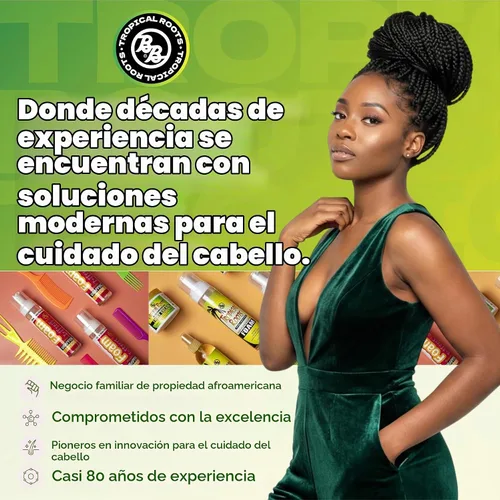 Vista 8 de Bronner Bros Tropical Roots Twist Cream para trenzas, rastas y giros, 6