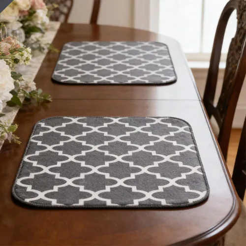 Vista 13 de Tapete de microfibra absorbente y reversible para secado de platos, para cocina, 18 x 24 pulgadas
